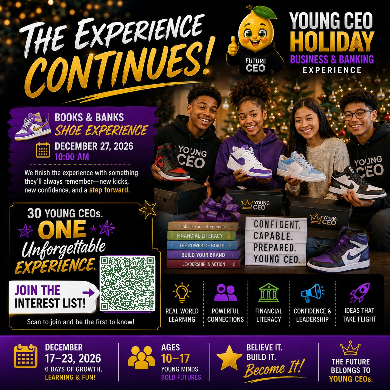 "Your Perfect Fit" Shoe Event promo — December 27, 2026 at 10:00 AM